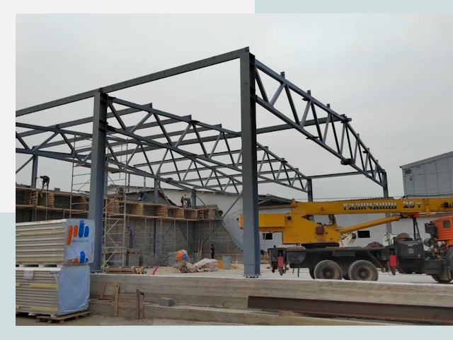 Строительство цехов в Торжке