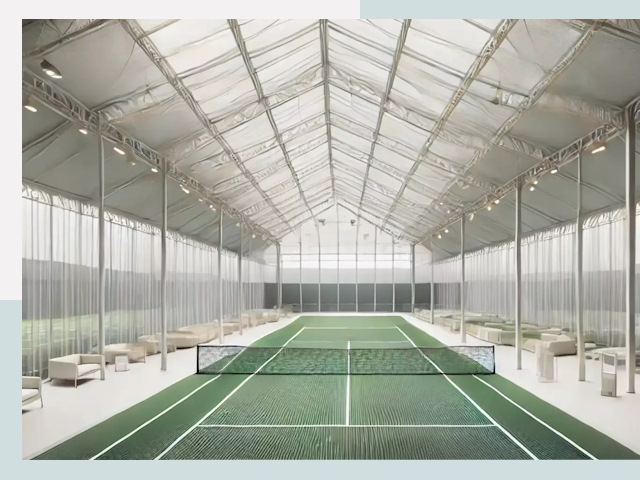 Строительство теннисных кортов в Торжке