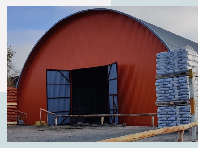 Полукруглые ангары по цене от 613 руб. в Торжок