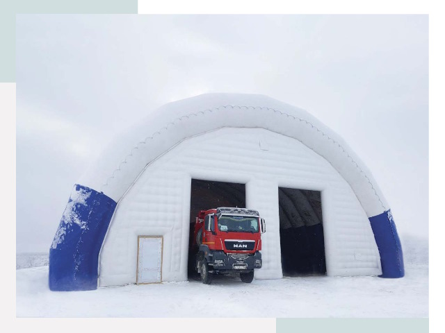 Мобильные ангары в Торжке