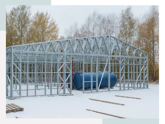 Металлические ангары в Торжке