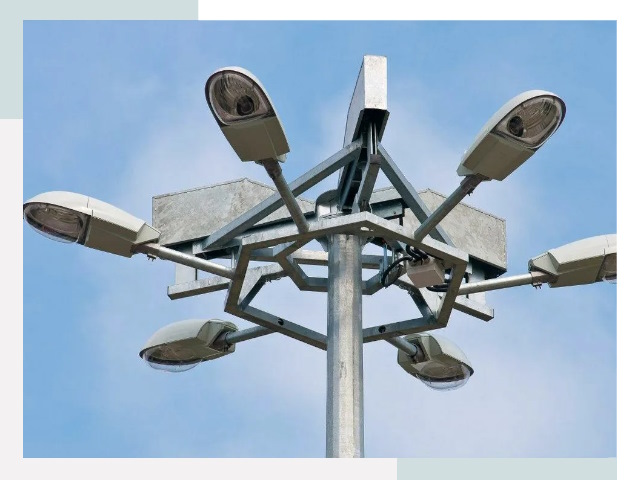 Монтаж осветительных мачт в Торжке