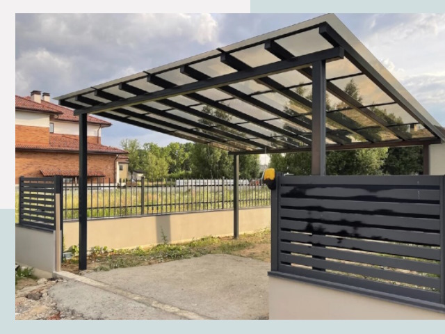 Металлические навесы в Торжок от 613 руб. за м²