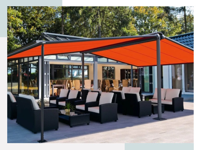 Навесы для кафе и ресторанов в Торжке