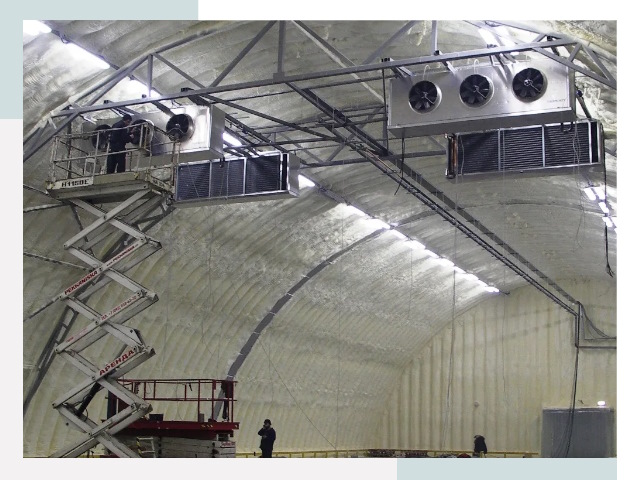 Оснащение ангаров в Торжке