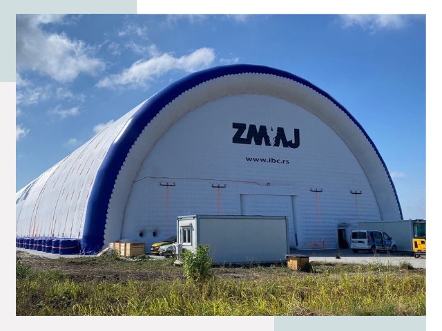 Брендирование ангаров в Торжке