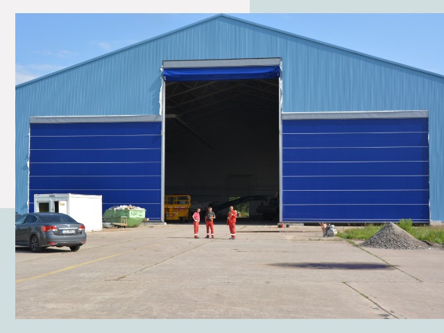 Ангарные ворота в Торжок от СтальСтрой-Трж по цене 613 руб.