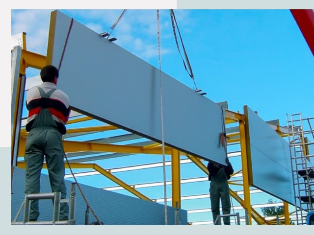 Монтаж сэндвич-панелей в Торжке от 613 руб.