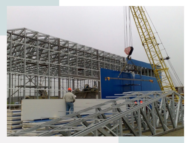 Монтаж ангаров в Торжке