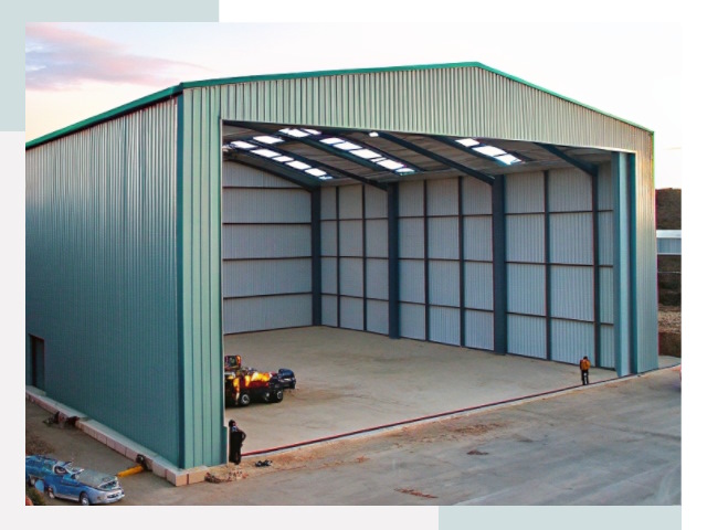 Строительство ангаров в Торжке